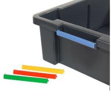 Numatic coding strip 12x1 cm red for storage box product photo