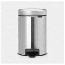 Brabantia metal pedal waste bin NewIcon 3L matt steel product photo
