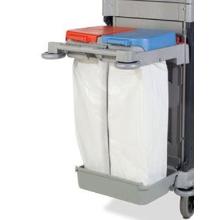 Numatic zijkit afvalunit 2 x 70/140L NKA-120P ReFlo grijs tbv hotelwagen Productfoto