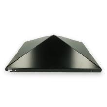 Stalen top piramide gesloten 37x35x10 cm zwart tbv as-papierbak basis 8508666 Productfoto