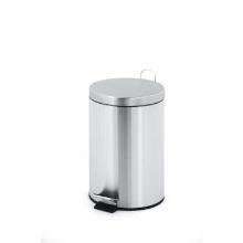 RVS pedaalafvalbak 12L zilver Productfoto