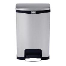 Rubbermaid Slim Jim stainless steel pedal waste bin Step On Recycling 50L matt s product photo