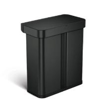 Simplehuman Liner Pocket voice control steel recycling bin 24 + 34L black product photo