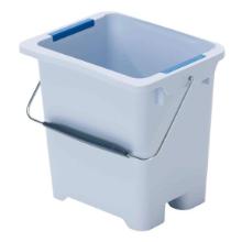 Vileda kunststof emmer UltraSpeed Pro 8L grijs/blauw tbv rolemmer 5947222 Productfoto
