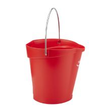 Vikan plastic bucket 6L red product photo