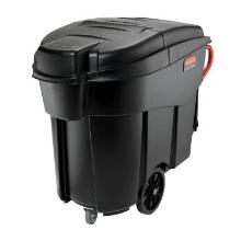 Rubbermaid plastic waste collector Mega Brute 450L black product photo