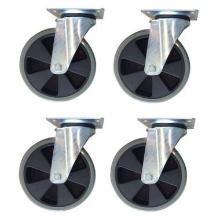 Nc set of 4 wheels 20 cm for upgrading housekeeping trolleys product photo