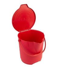 Hillbrush B1855 Ultra Hygienic bucket red 12L product photo
