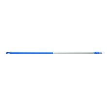 Ecolab aluminium steel ergonomisch 150 cm met blauwe grip Productfoto