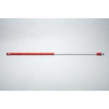 Ecolab aluminium steel ergonomisch 150 cm met rode grip Productfoto