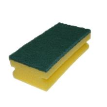 Ecolab Polyfix scouring pad with grip 7.5x14 cm yellow/green product photo