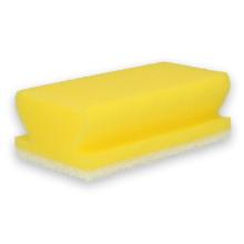 Diversey Taski synthetic cleaning sponge with handle 14x8 cm yellow product photo