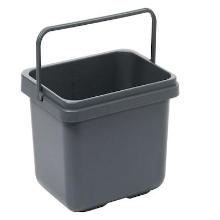 Diversey Taski plastic cloth bucket with handle 12L grey product photo