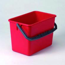 Ecolab kunststof emmer 6L rood Productfoto
