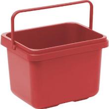 Diversey Taski plastic cloth bucket with handle 7L red product photo