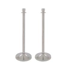 Stainless steel stanchions with base ø 32x100 cm chrome product photo