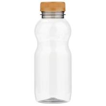 Verive bottle with orange cap RPET 330 cc transparent product photo