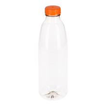 Verive bottle with orange cap RPET 1000 cc transparent product photo