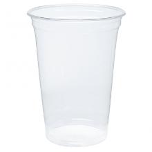 Plastic cup PLA 400 cc ø 9.5 cm transparent product photo