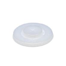Plastic deksel PS ø 9 cm plat met x-slot transparant Productfoto