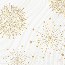 Duni tissue napkin 40x40 cm 3-ply Sparkly White product photo