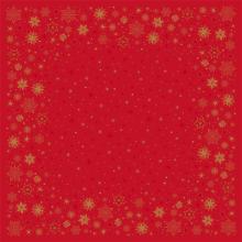 Duni Dunisilk® napkin 84x84 cm Stargazing red photo du produit