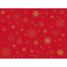 Duni papieren placemat 30x40 cm Stargazing rood #2 Productfoto
