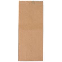 Snack bag ersatz 0.5 pound 11+(2x4)x27 cm no. 25 brown perforated (1500 pcs) product photo