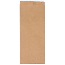 Snack bag ersatz 1 pound 13+(2x4.5)x32 cm no. 27 brown perforated (1200 pcs) product photo