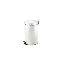 Stainless steel pedal bin 3L white product photo