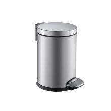 Matte stainless steel pedal bin Luna 3L product photo