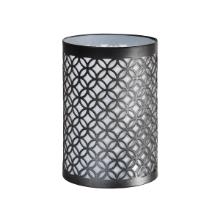 Duni metal candle holder Taj 130 x Ø 89 mm brushed metal photo du produit