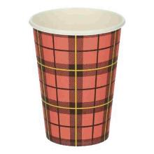 Cardboard cup Hot PE 7.5 oz / 180 cc ø 7 cm Scotty red product photo