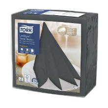 Tork LinStyle&reg; dinner napkin 39x39 cm 1/4-fold anthracite product photo