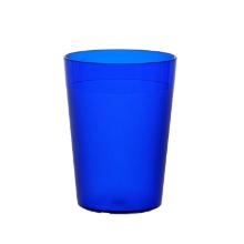 Reusable frosted Tritan glass 250 ml blue product photo