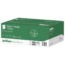 Satino GreenGrow paper hand towel 25×23 cm 2-ply beige product photo