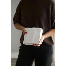 Duni tissue napkin 33x33 cm 1 ply white Produktbild