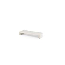 Marble serving platter 25&times;12&times;4 cm white product photo