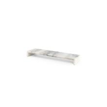 Marble serving platter 35&times;12&times;4 cm white product photo