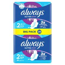 Always Ultra Day Long Wings sanitary pads 26 pads product photo