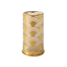 Duni metalen kandelaar Peacock140 x Ø 75 mm goud Productfoto