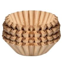 Paper coffee filter basket 250/90 mm brown product photo