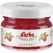 D'arbo strawberry jam in jar 28 grams product photo