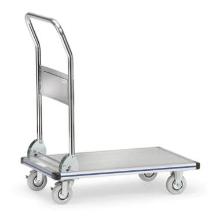 Aluminium platform trolley foldable 150 kg 74x48 cm product photo