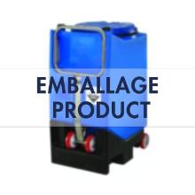 Lege emballage met ADR gevarenklasse 8 Productfoto