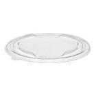 Plastic lid ø 18.4 cm transparent for salad bowl kraft 1100 / 1300 cc product photo