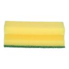 PrimeSource scourer with handle 7x14x5cm yellow/green product photo