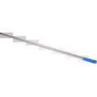 Aluminum stick with screw-thread 150 cm grey with blue handle product photo