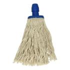 Cotton string mop with profi steel connection 250 gram white product photo