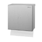 Qbic-line stainless steel hand towel dispenser z-fold / c-fold 26.6x13.3x26.6 cm product photo